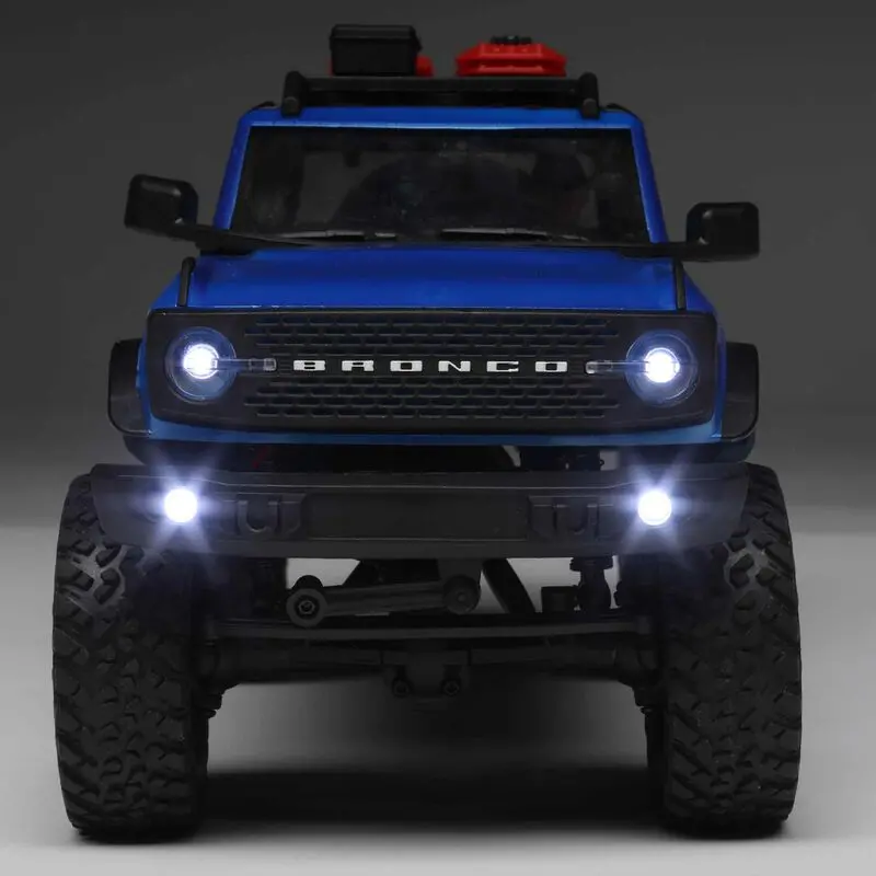 1/24 Scx24 2021 Ford Bronco 4Wd Truck Brushed Rtr, Blue - Axi00006t3 2