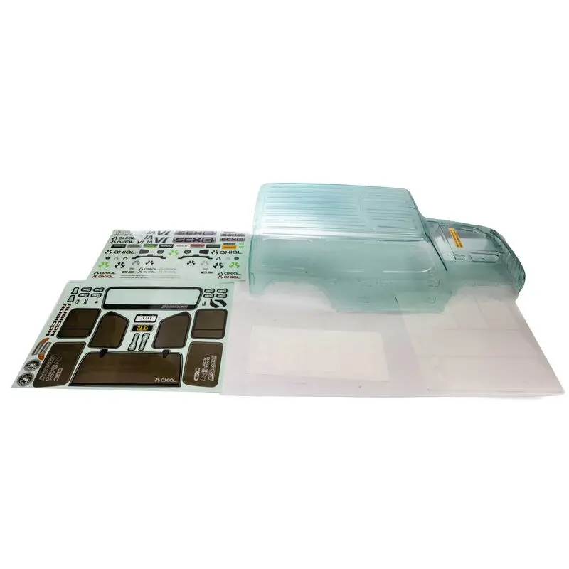 Scx6: Jeep Jlu 4Dr Wrangler Body (Clear) - Axi250000 1