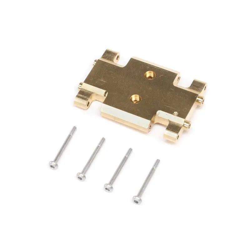 Chassis Skid Plate, Brass: Ax24 - Axi301002 1