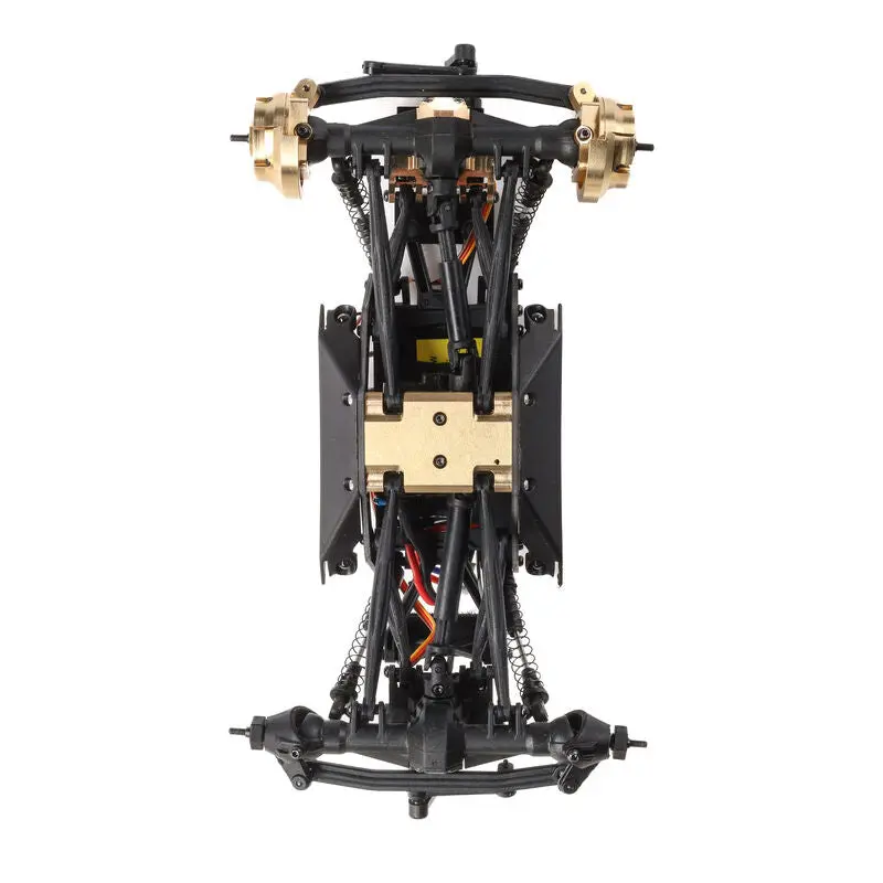 Chassis Skid Plate, Brass: Ax24 - Axi301002 2