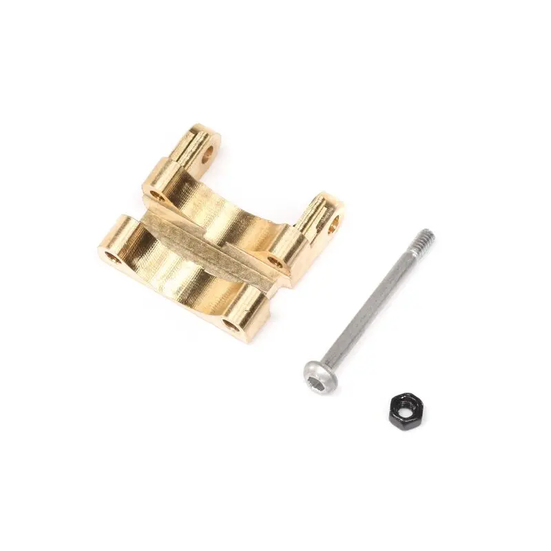 Rear Upper Link Mount, Brass: Scx24 - Axi302006 1