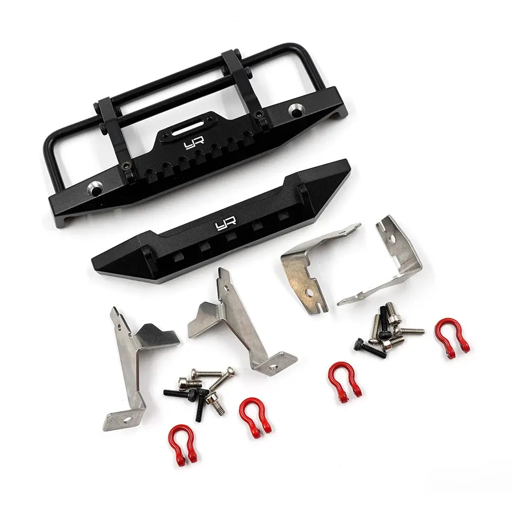 Yeah Racing Alloy Front & Rear Bumper Fits Trx-4M Defender 2