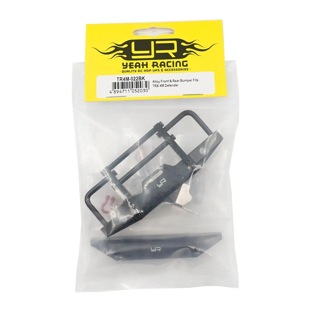 Yeah Racing Alloy Front & Rear Bumper Fits Trx-4M Defender 1