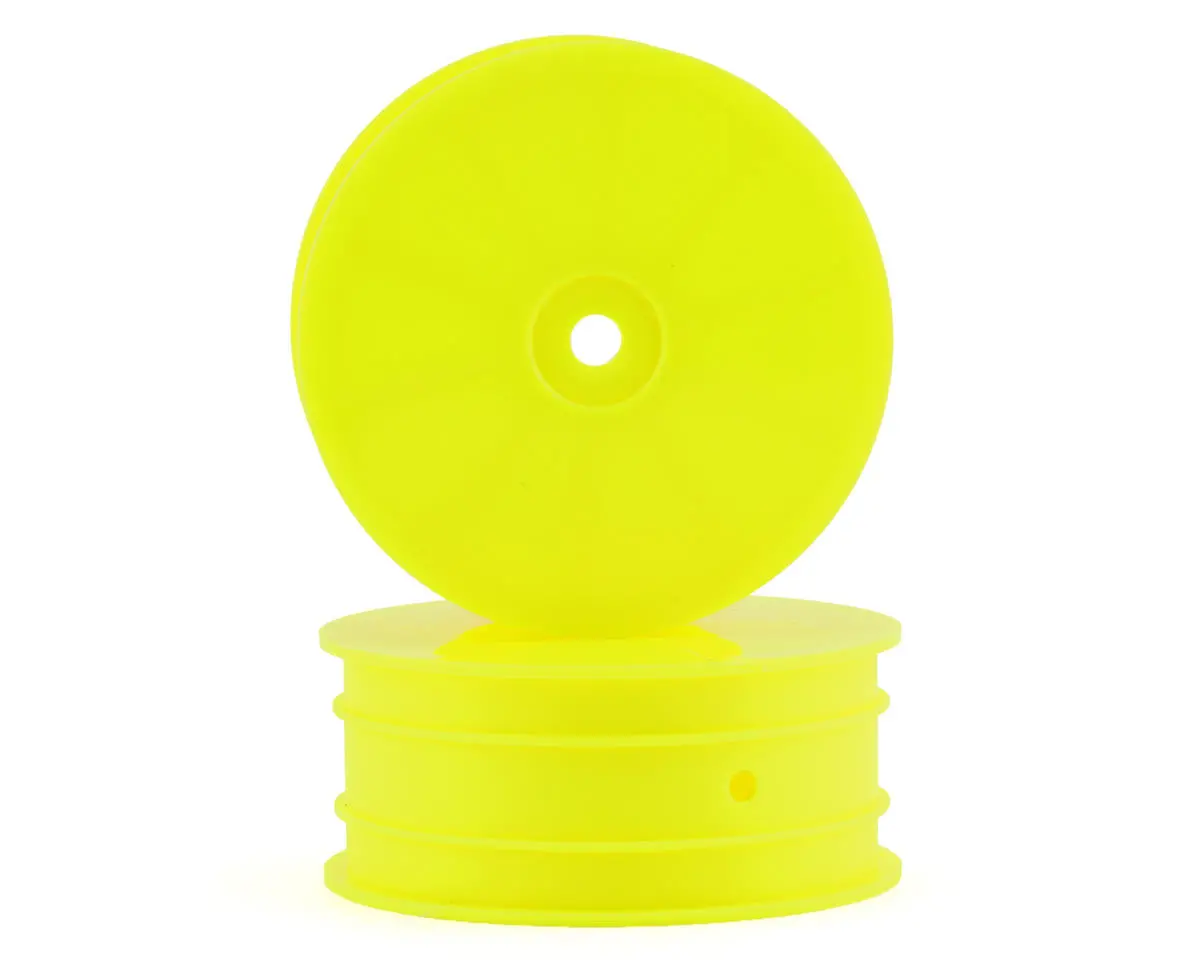Associated 4Wd Front Wheels, 2.2In, 12Mm Hex (+1.5Mm], Yellow 1