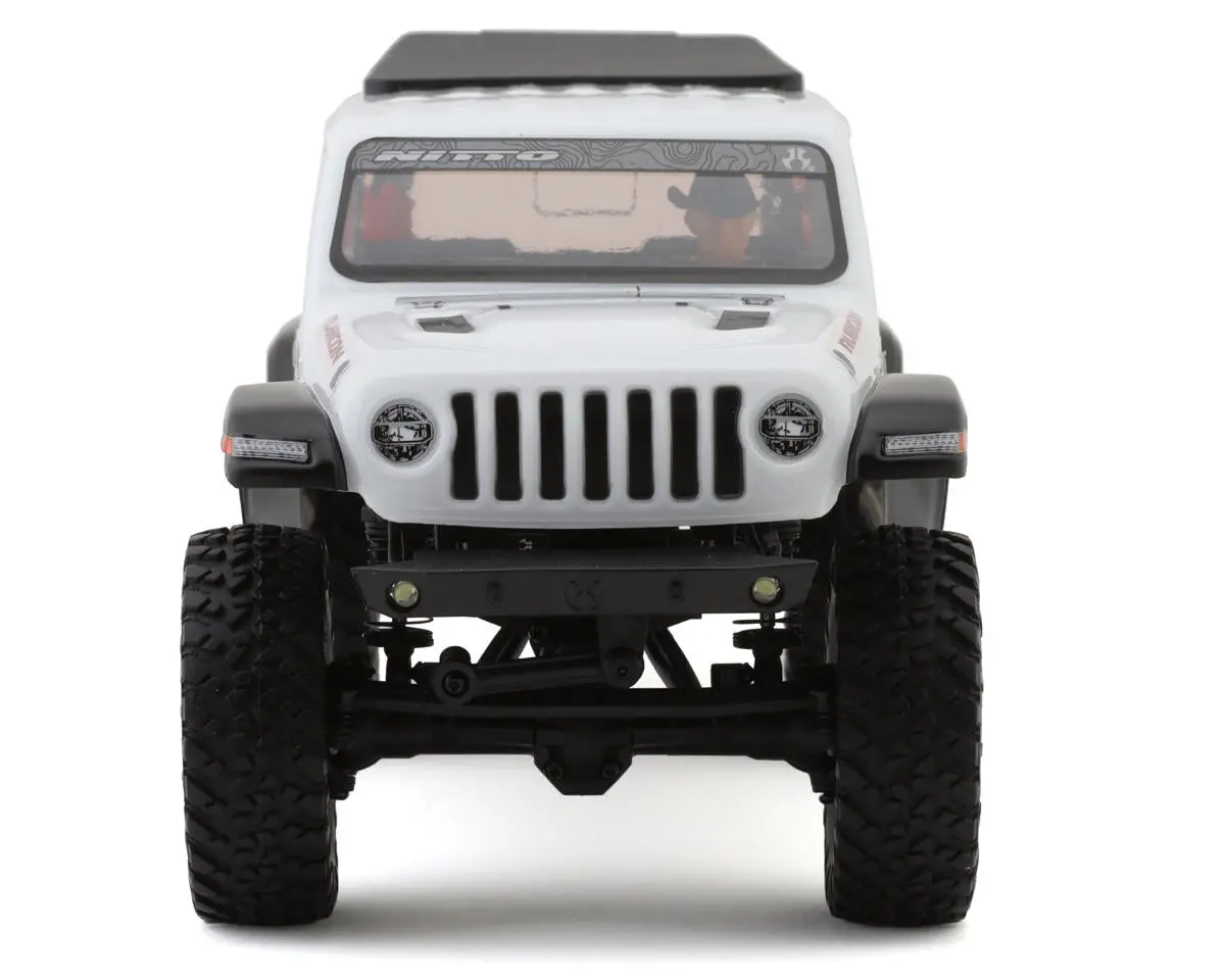 Axial Scx24 Jeep Jt Gladiator 1/24 4Wd Rtr Scale Mini Crawler (White) W/2.4Ghz Radio 2