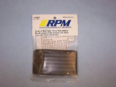 Rpm Front Or Rear Skid / Wear Plate (Black) #80132 1
