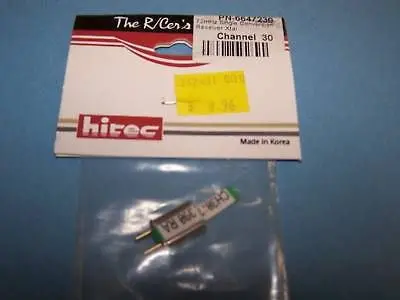 Hitec 72Mhz Single Conversion Receiver Crystal Am/Fm Ch. 30 #6647230 1