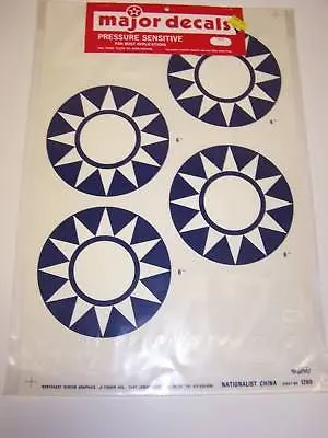 Major Decals Pressure Sensitvie Stickers #1260 1