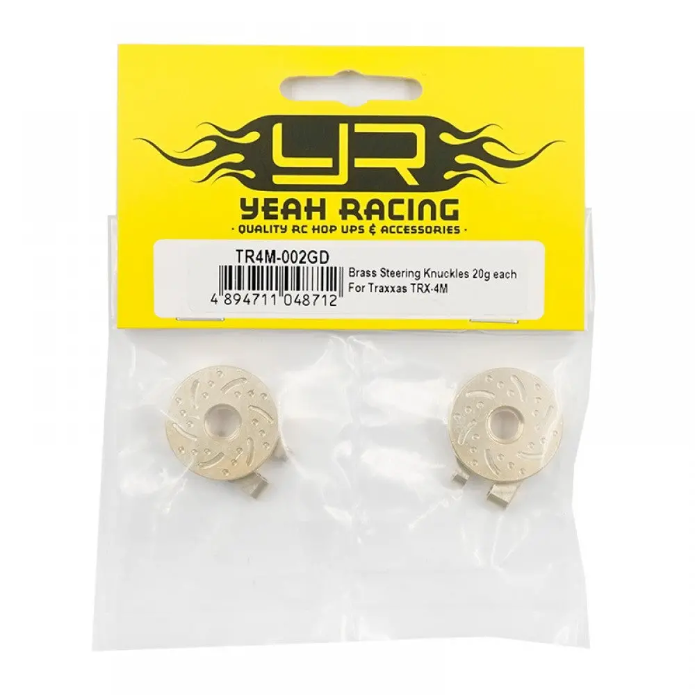 Yeah Racing Brass Steering Knuckles 20G Each Fits Trx-4M 1