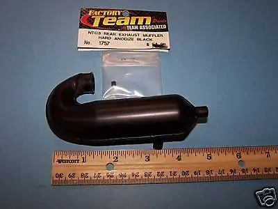 Team Associated (Ntc3 Touring Car) Rear Exhaust Muffler  Anodize #1757 1