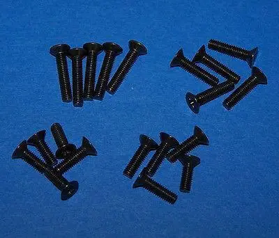 Kyosho Flat Head Screw (M2 6X8, 10, 12, 14) (20 Pcs) #Kyo1118 2