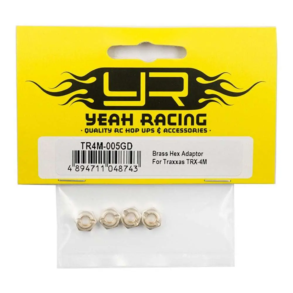 Yeah Racing Brass Hex Adaptor Fits Trx-4M 1