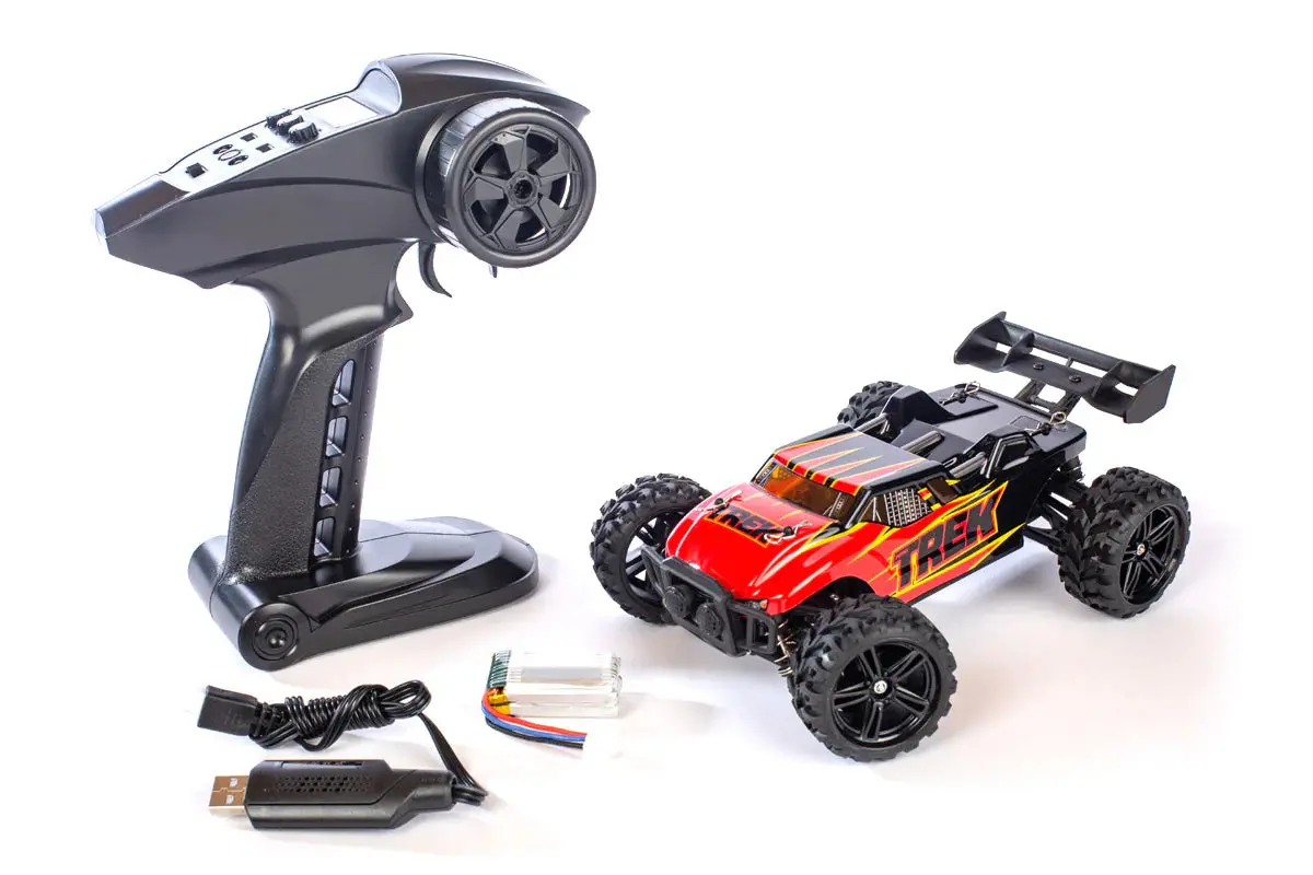 Rage Rc Mini Trek 1/24 Rtr Truggy - Red 1
