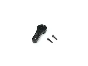 Carisma - Aluminum Clamping Servo Arm, 25 Tooth, Black: Sca-1E Series 3