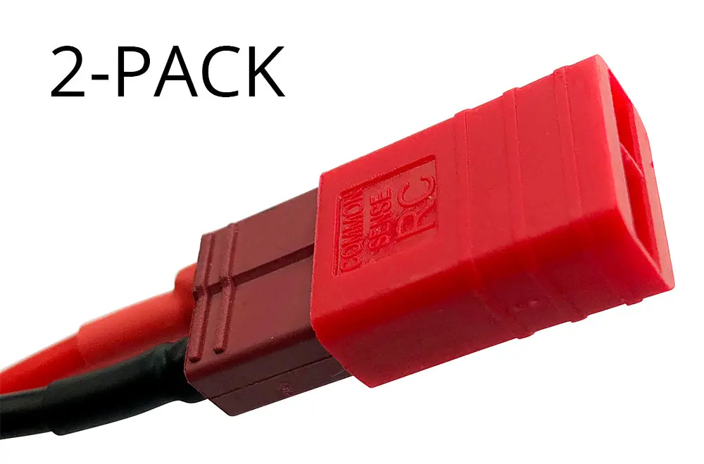Common Sense Rc Red Adapter For Deans-Type Batteries To Popular Rc Vehicles 1