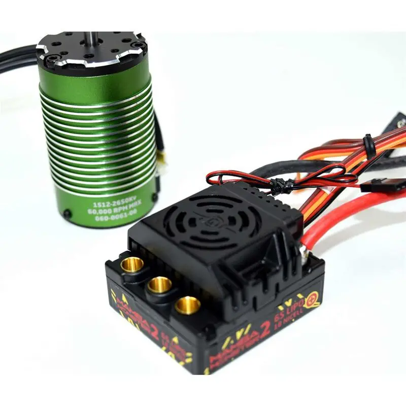 Castle 1/8 Mamba Monster 2 Waterproof Esc/2200Kv Sensored Brushless Motor Combo: 6.5Mm Bullet - Cse010010803 1