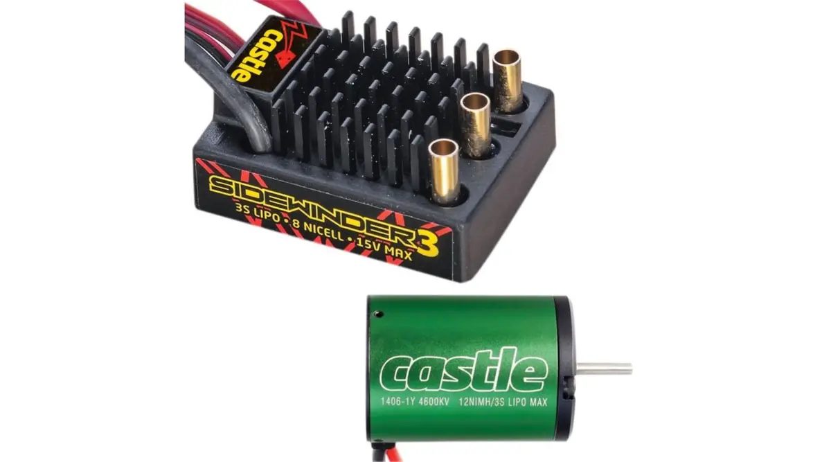 Sv3 Sidewinder 12V Esc 1406-4600 Combo, Waterproof (Cse010011501) 1