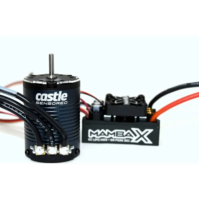 Mamba X Waterproof Esc/1406-2280Kv Sensored Brushless Motor Combo: 4Mm Bullet 1