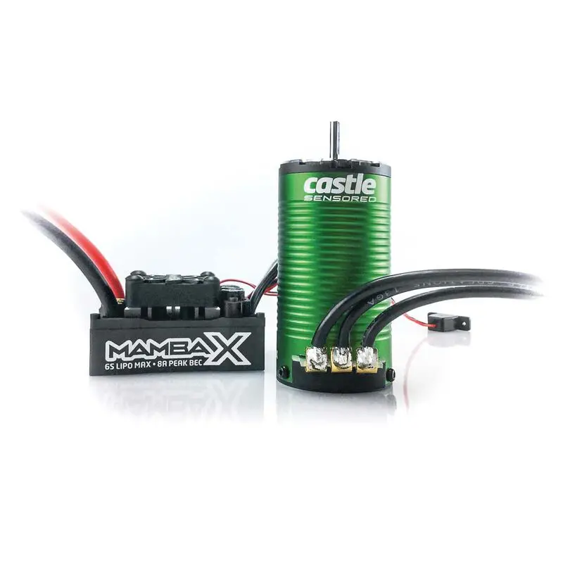 1/10 Mamba X Sct Waterproof Esc/1415-2400Kv Sensored Brushless Motor Combo: 4Mm Bullet - Cse010016000 1