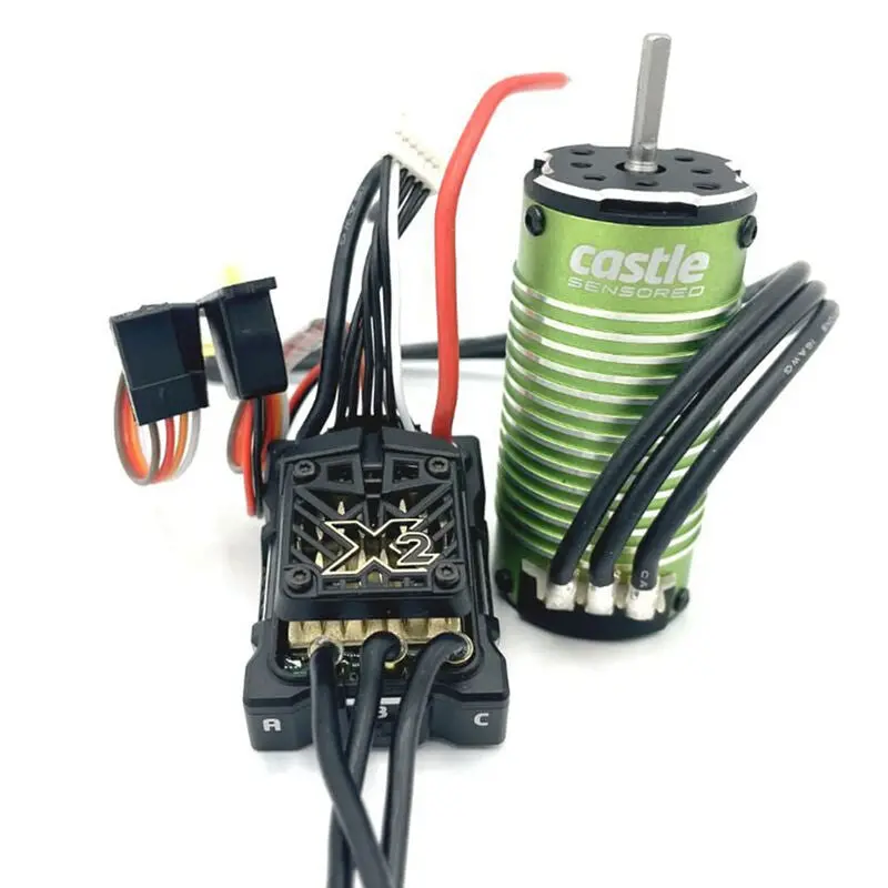 Castle Mamba Micro X2,16.8V, Wp Sensored Esc & 1007-6350Kv Motor Combo - Cse010017106 1