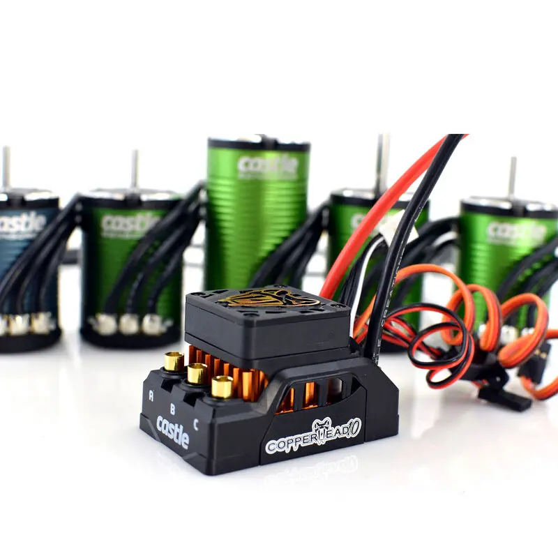 Castle 1/10 Copperhead 1406-7700Kv Sensored Brushless Esc/Motor Combo - Cse10016604 1
