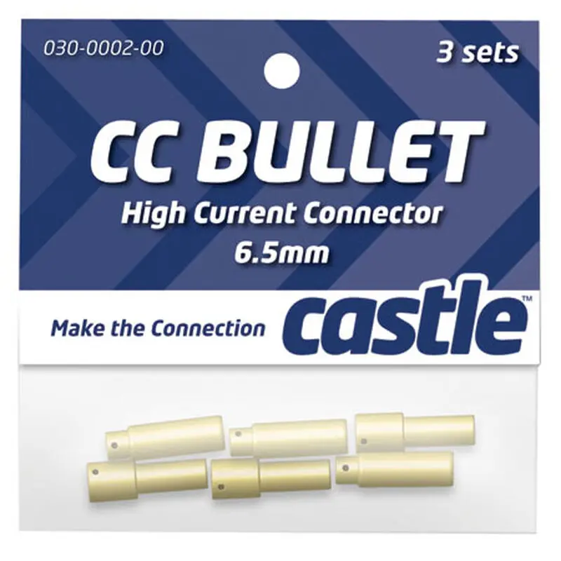 High Current Connector: 6.5Mm Bullet Set - Cseccbul653 1
