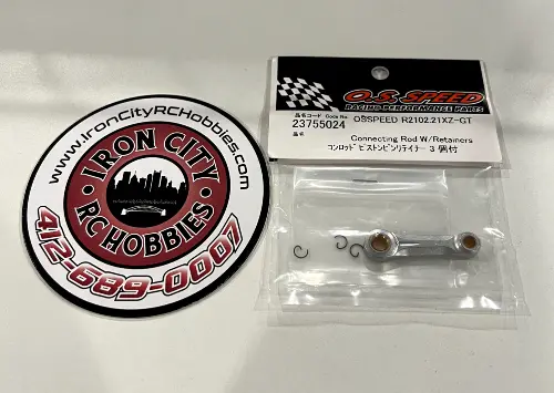 O.S Speed Connecting Rod W/Retainers 1