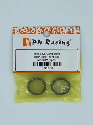 Pn Racing Mini-Z Ks Compound Slick 8.5Mm Tire Medium (Ks1038) 1