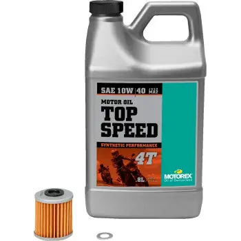Motorex 311915 Oil Change Kit 10W-40 2025-2026 Kawasaki Kx250 Kx250x 1