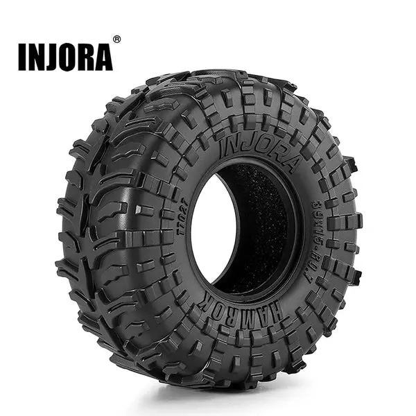 Injora 0.7" 39*15Mm Hamrok Tires For 1/30 Scx30 1