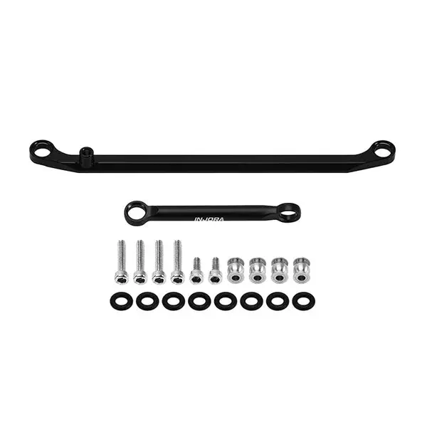 Injora Black Coating Brass Steering Links For 1/32 Redcat Ascent-32 1