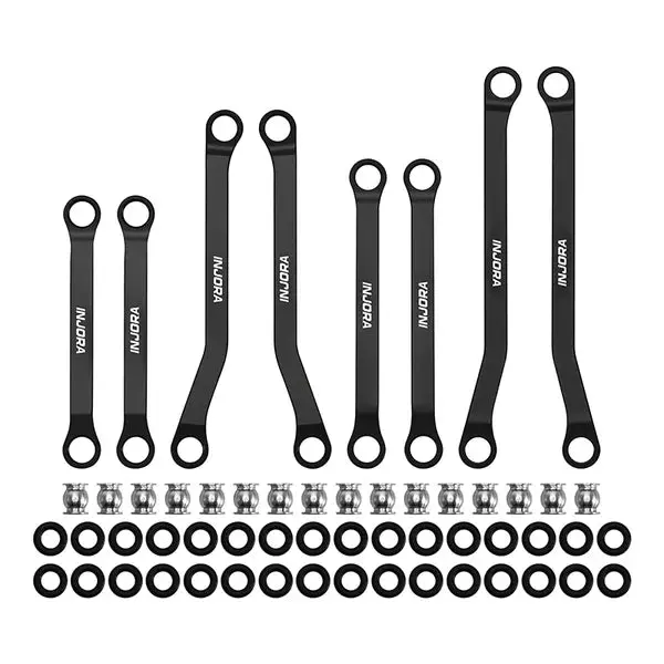 Injora Aluminum High Clearance Chassis Links For 1/32 Redcat 2