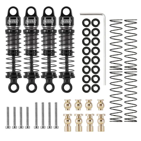Injora Big Bore Oil Shock Absorber For 1/24 Scx24 Fcx24m (Choose Size/Color) 4