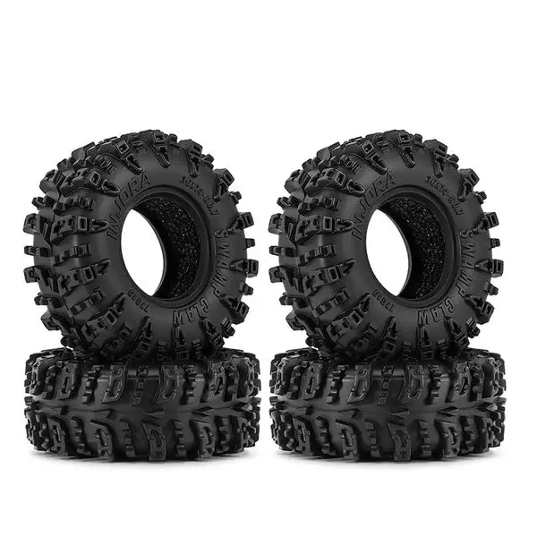 Injora 0.7" 36*14Mm Swamp Claw Tires For 1/30 Scx30 (T7019) (4) 1