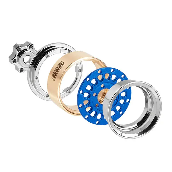 Injora 1.0" Moduwheel -4.4Mm Offset Wheels For Micro Crawlers (Choose Color) 5