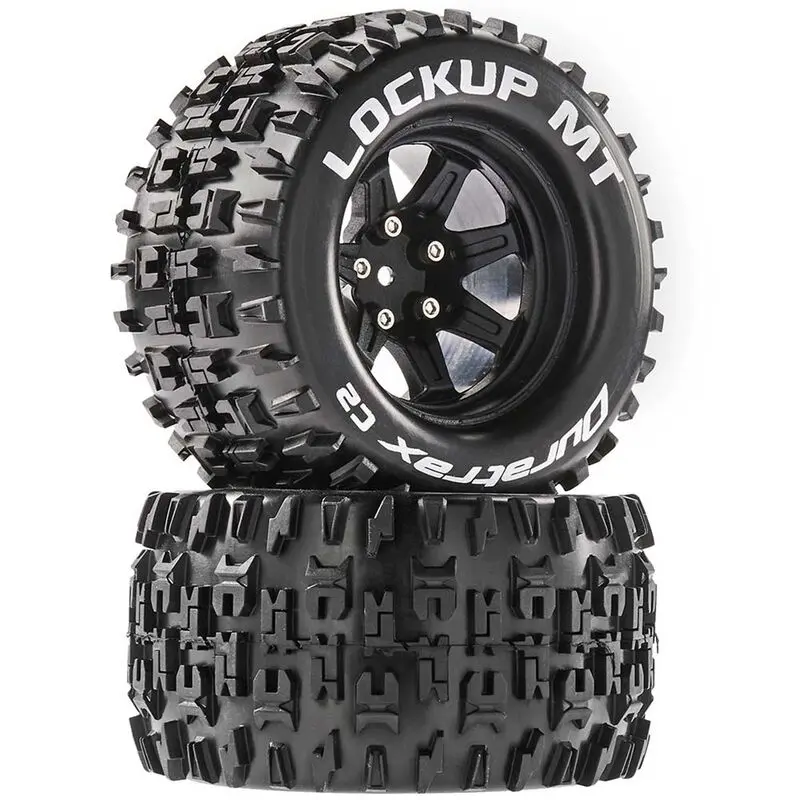 Lockup Mt 2.8 Mounted Tires, Black 14Mm Hex (2) 1