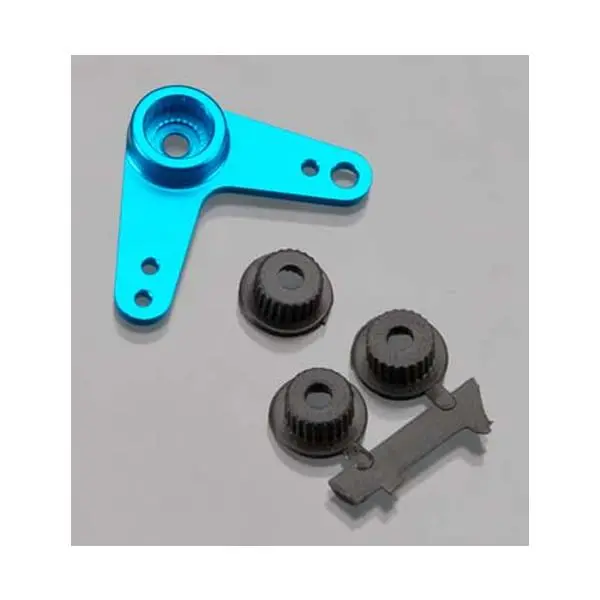 Duratrax Aluminum Servo Arm L Shape Blue (Dtxm5030) 1