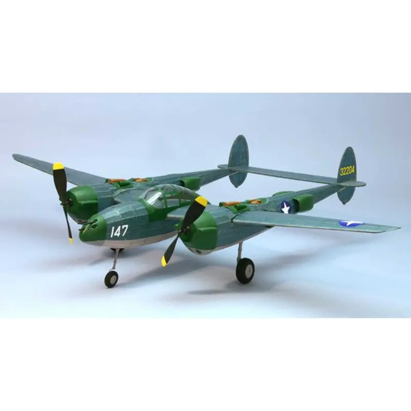 P-38 F/M Rubber Powered Lightning Kit, 30" 1