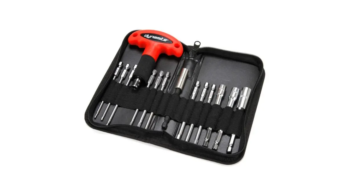Deluxe 1/4" Large Scale Tool Set With Handle: 100/110Mm (Dynt1074) 1