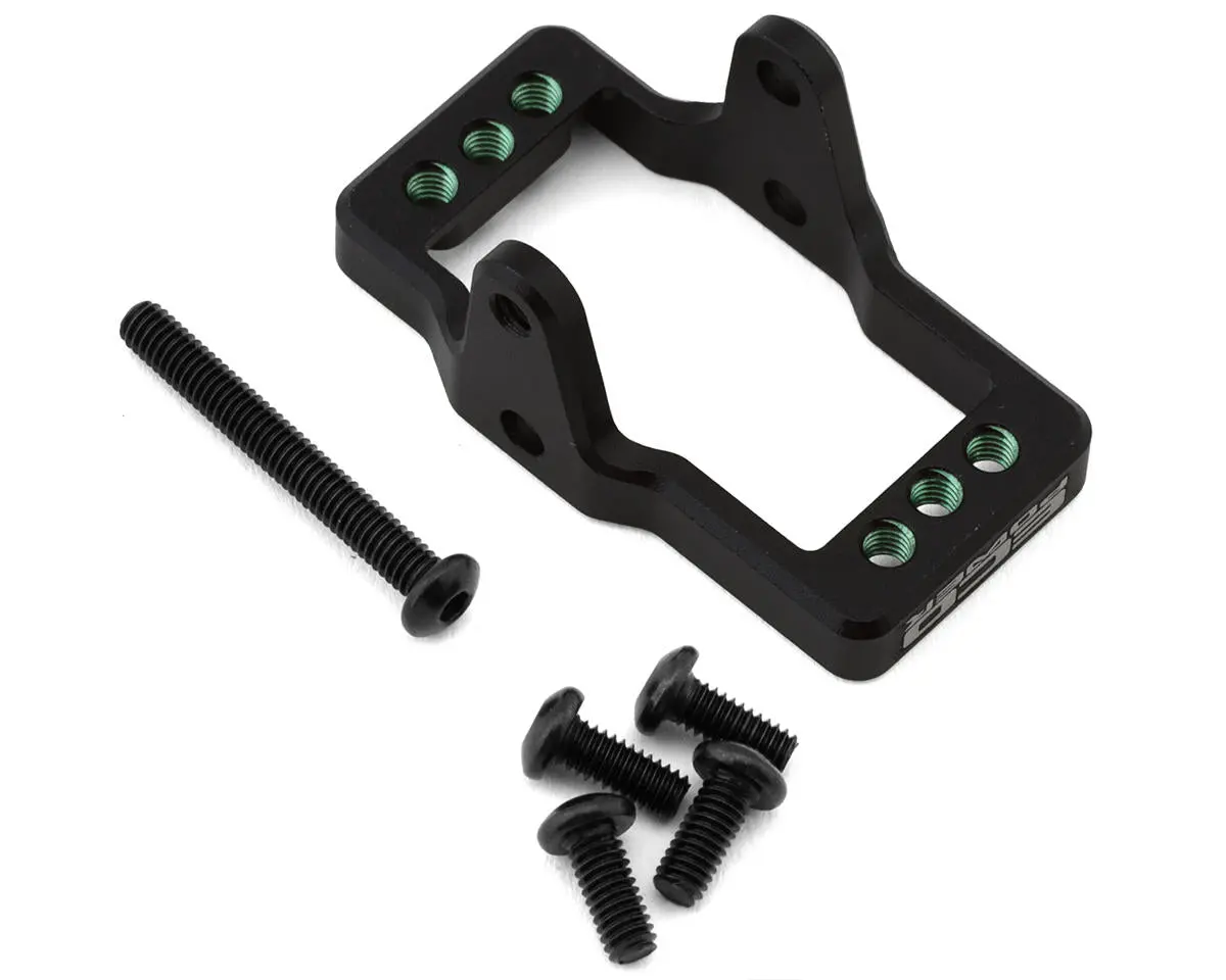 Ecopower Cnc-Machined Aluminum Servo Mount For Traxxas™ Trx-4M (Black & Green) 1