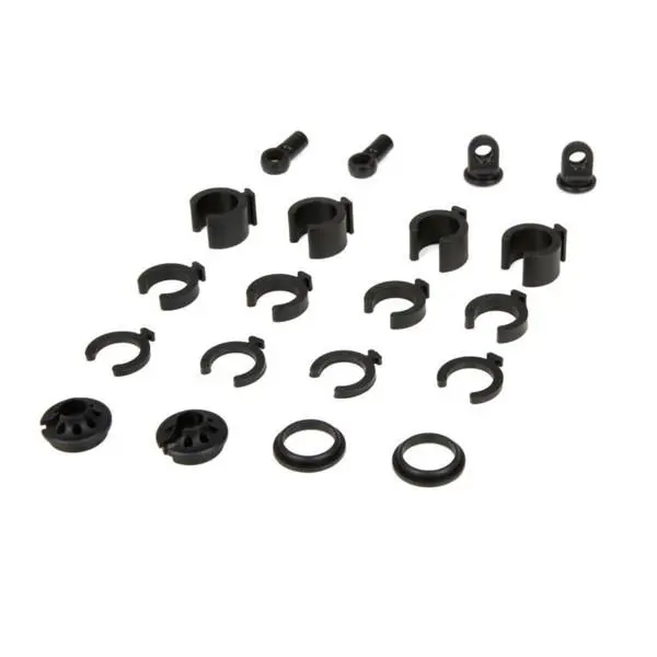 Top, Bottom Shock Ends: 1/10 4Wd All (Ecx233002) 1