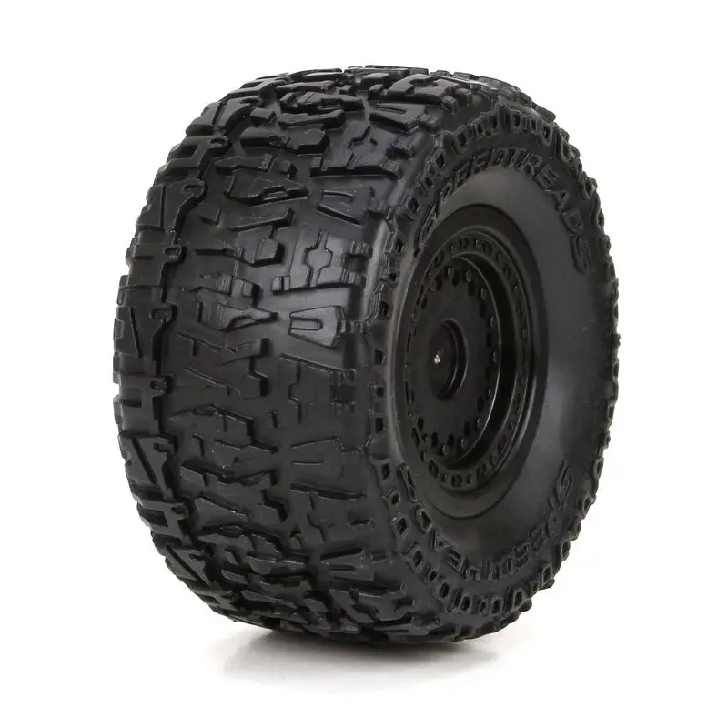 Front/Rear Premount Tire: 1/18 4Wd Ruckus (2) 1