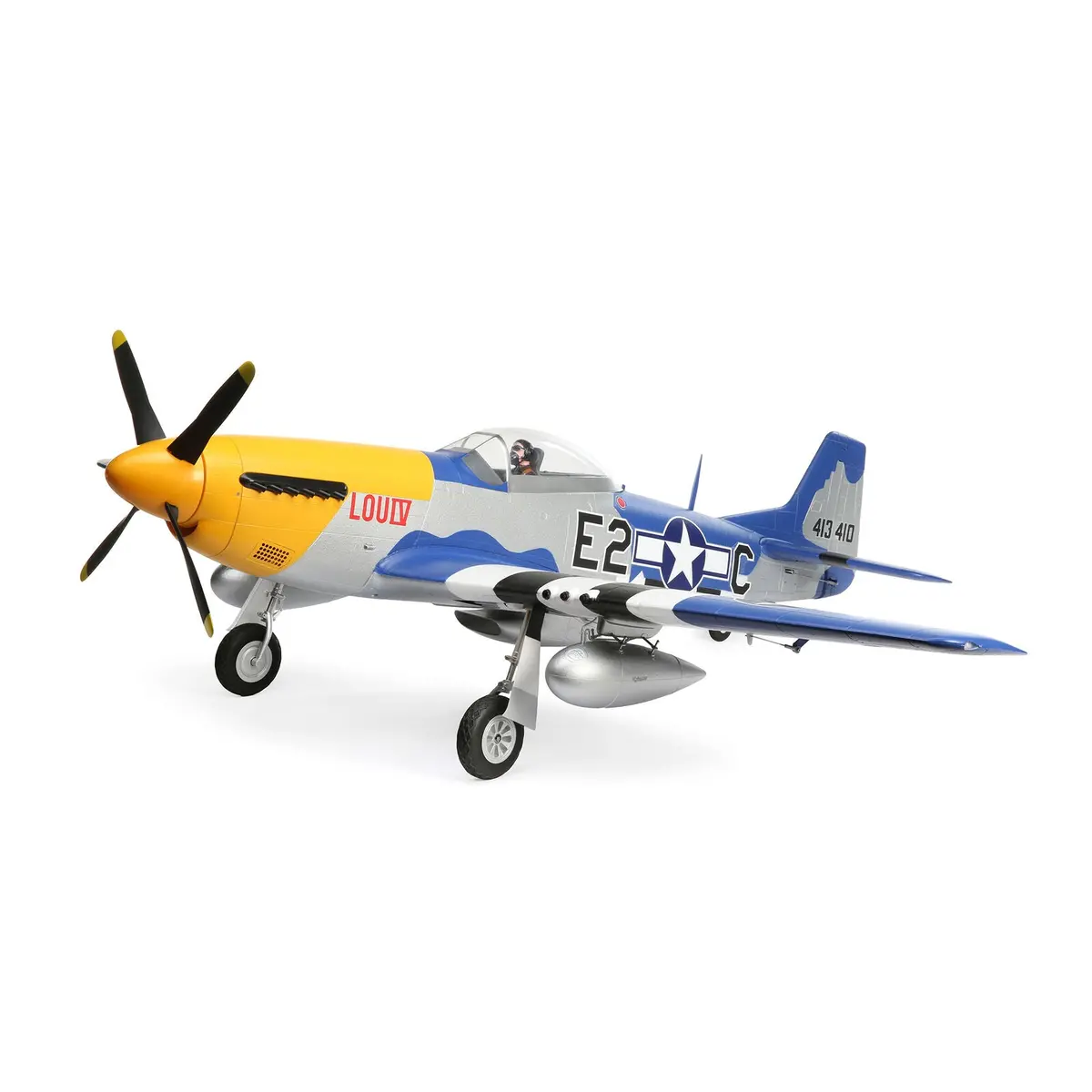 P-51D Mustang 1.5M Bnf Basic Combo - Efl01250c 1