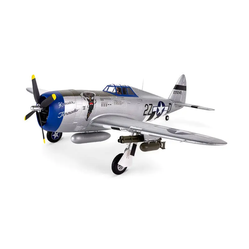 P-47 Razorback 1.2M Bnf Basic With As3x & Safe Select - Efl08450 1