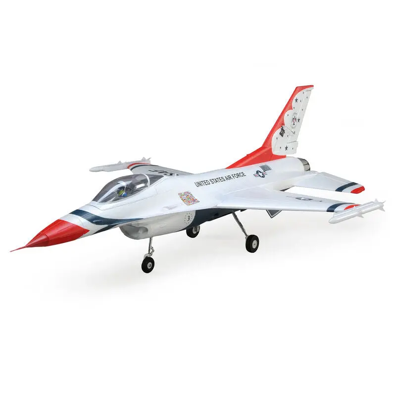 F-16 Thunderbirds 70Mm Edf Jet Bnf Basic With As3x And Safe Select - Efl78500 1