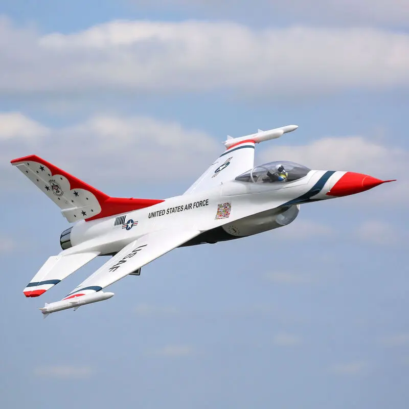 F-16 Thunderbirds 70Mm Edf Jet Bnf Basic With As3x And Safe Select - Efl78500 2
