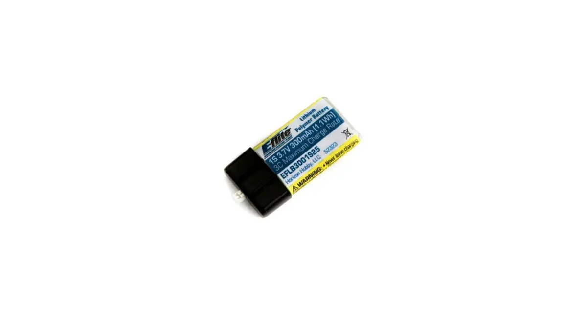 300Mah 1S 3.7V 25C Lipo Battery (Eflb3001s25) 1