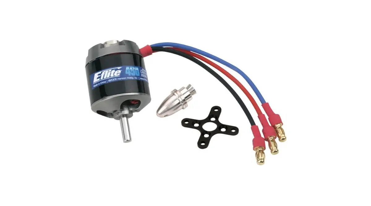 Park 450 Brushless Out Runner Motor, 890Kv: 3.5Mm Bullet - Eflm1400 1