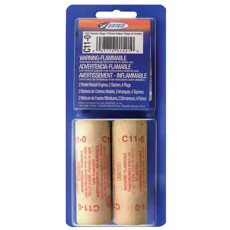 C11-0 Model Rocket Engines (2Pk) - Est1521 1