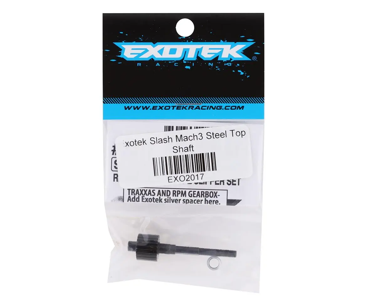 Exotek Slash Steel Top Shaft (Dr10 Slipper) 1